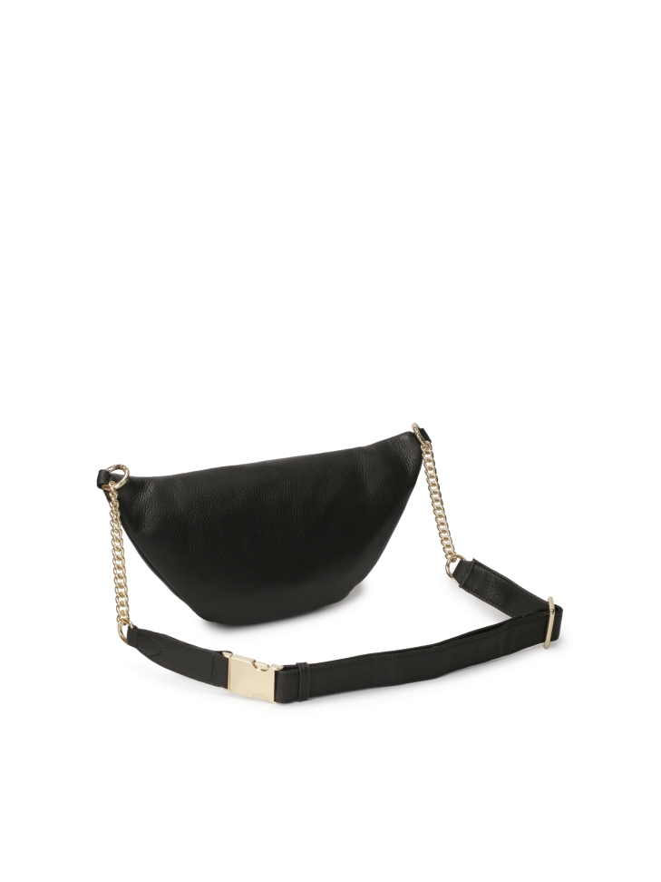 Czarna nerka z kieszonką na przodzie TEIDE