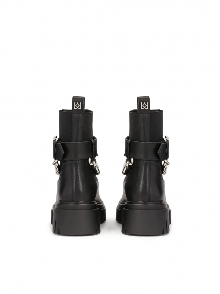 Wsuwane botki z odpinanym paskiem LUNA