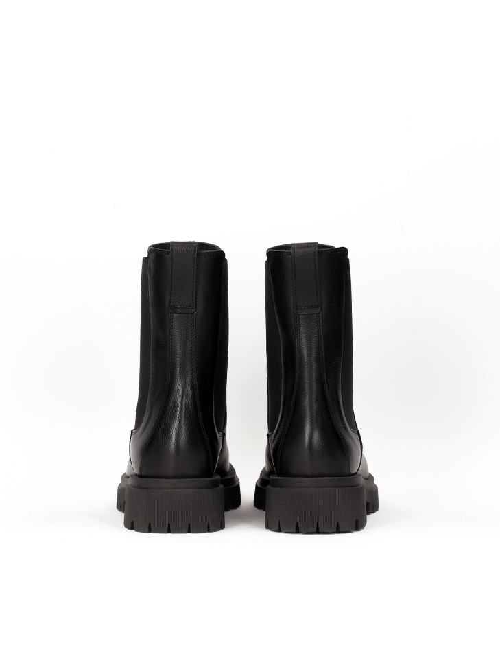 Skórzane botki typu chelsea boots MAILLE