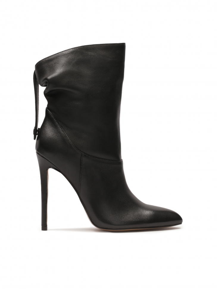 Wsuwane botki z marszczoną cholewką ZALME