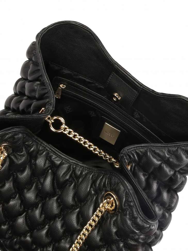 Duża pikowana torebka z uchwytami na ramię  EVELA