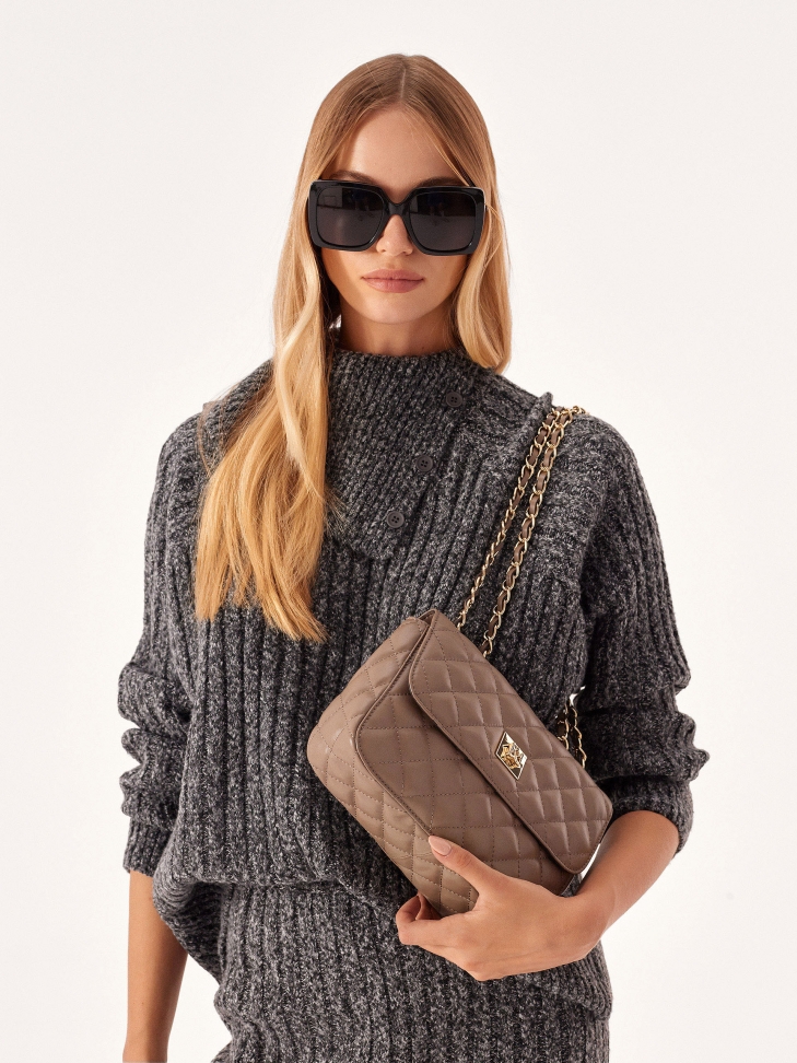 Modne okulary przeciwsłoneczne z grubą oprawką NESS