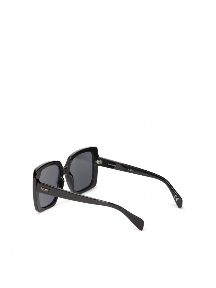 Modne okulary przeciwsłoneczne z grubą oprawką NESS