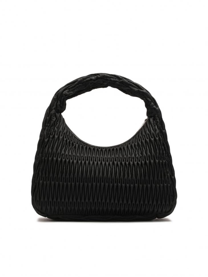 Torebka na ramię z efektownie zdobionej tkaniny MILLE