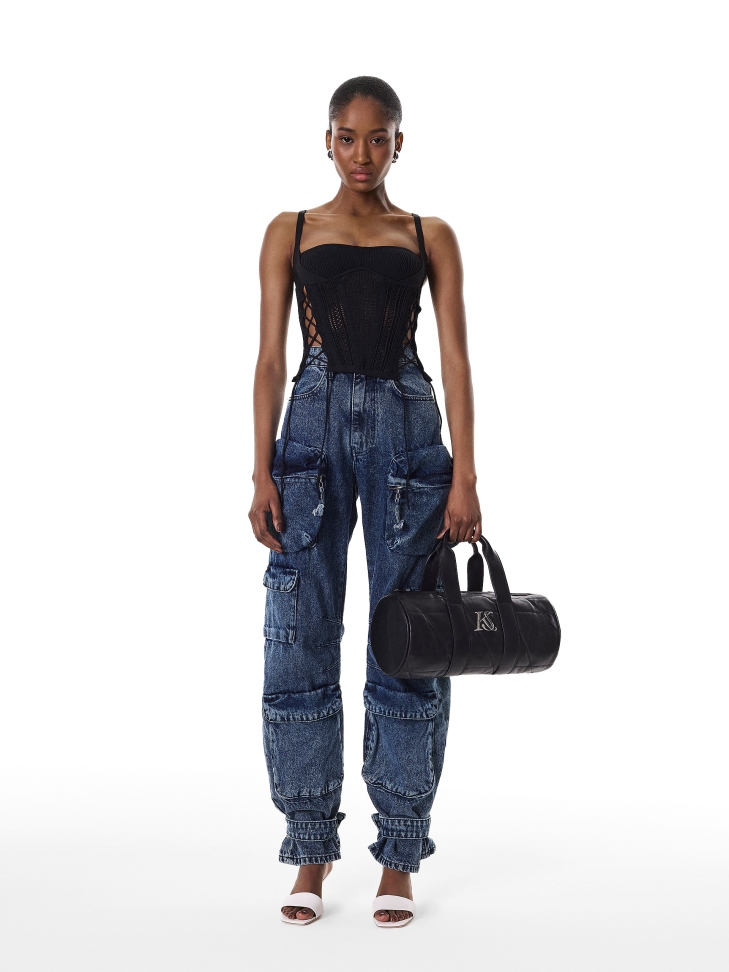 Białe minimalistyczne klapki na modnym obcasie ARUBA