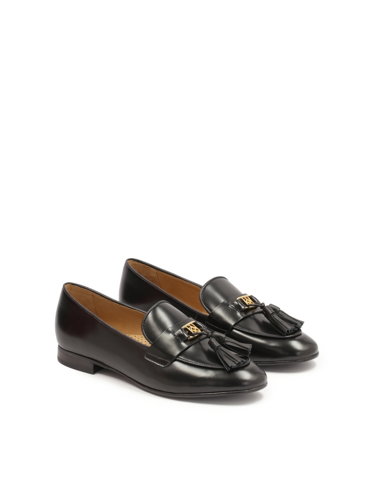 Płaskie wsuwane półbuty z chwostami AZALEA