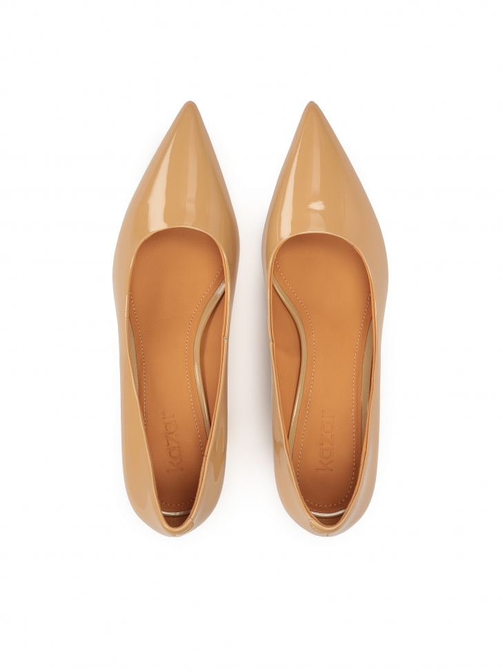 Ponadczasowe szpilki z lakierowanej skóry  ZOE