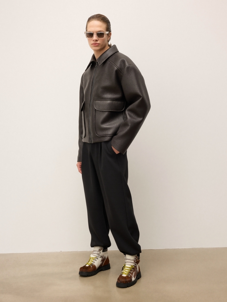 Transparentne męskie okulary z powłoką antyrefleksyjną  KYNLEE