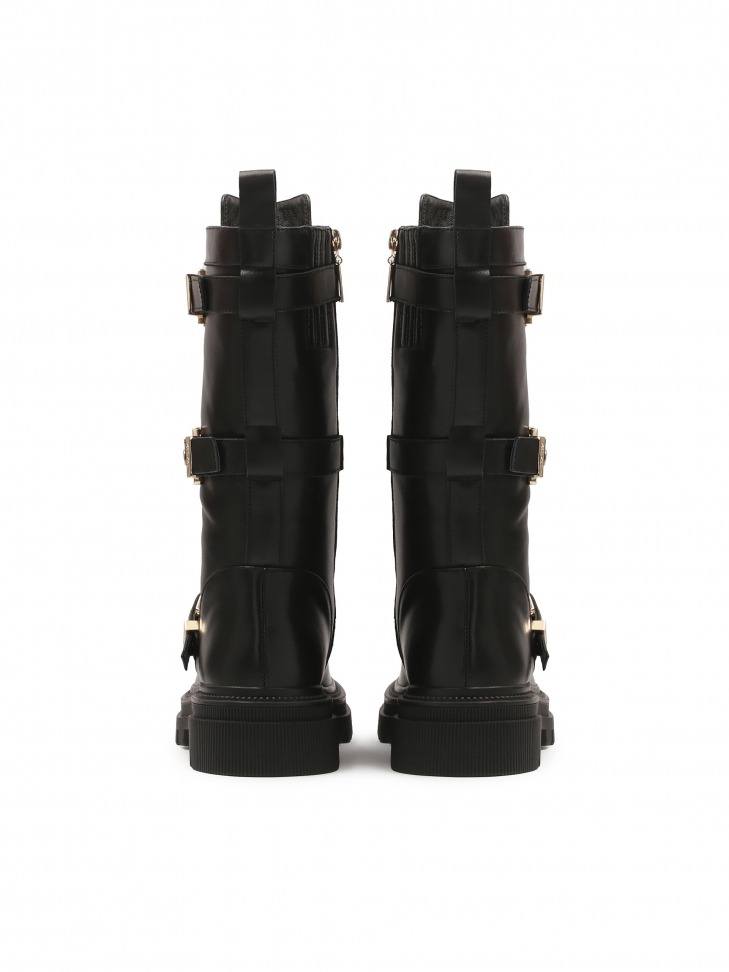 Trzewiki z wysoką cholewką i masywną podeszwą VALERY