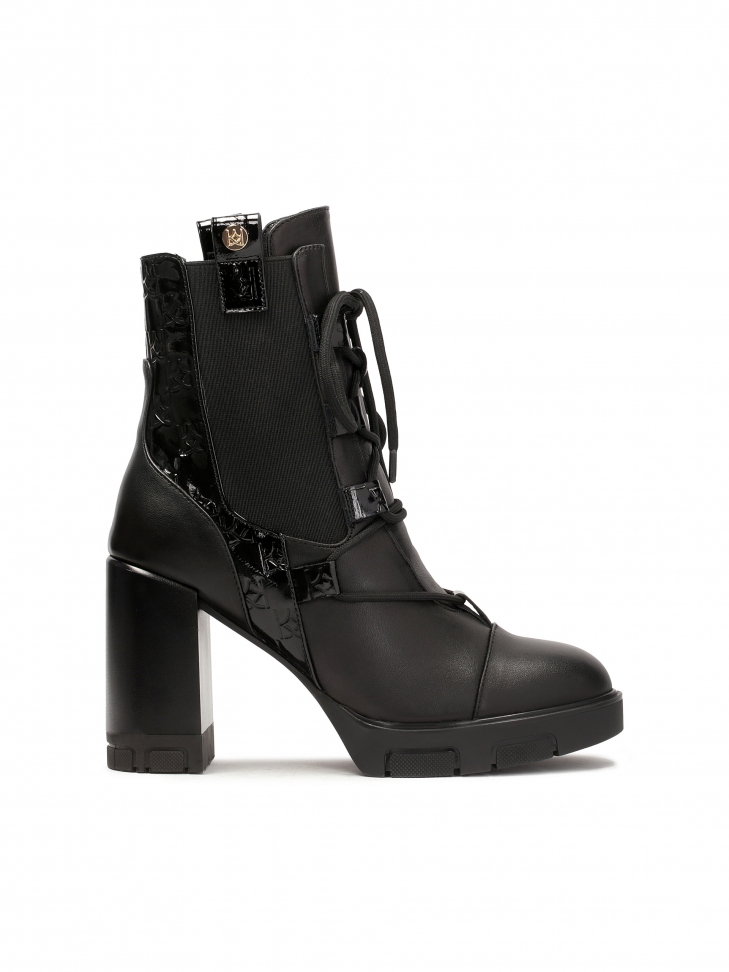 Skórzane botki z atrakcyjnym sznurowaniem ADENE