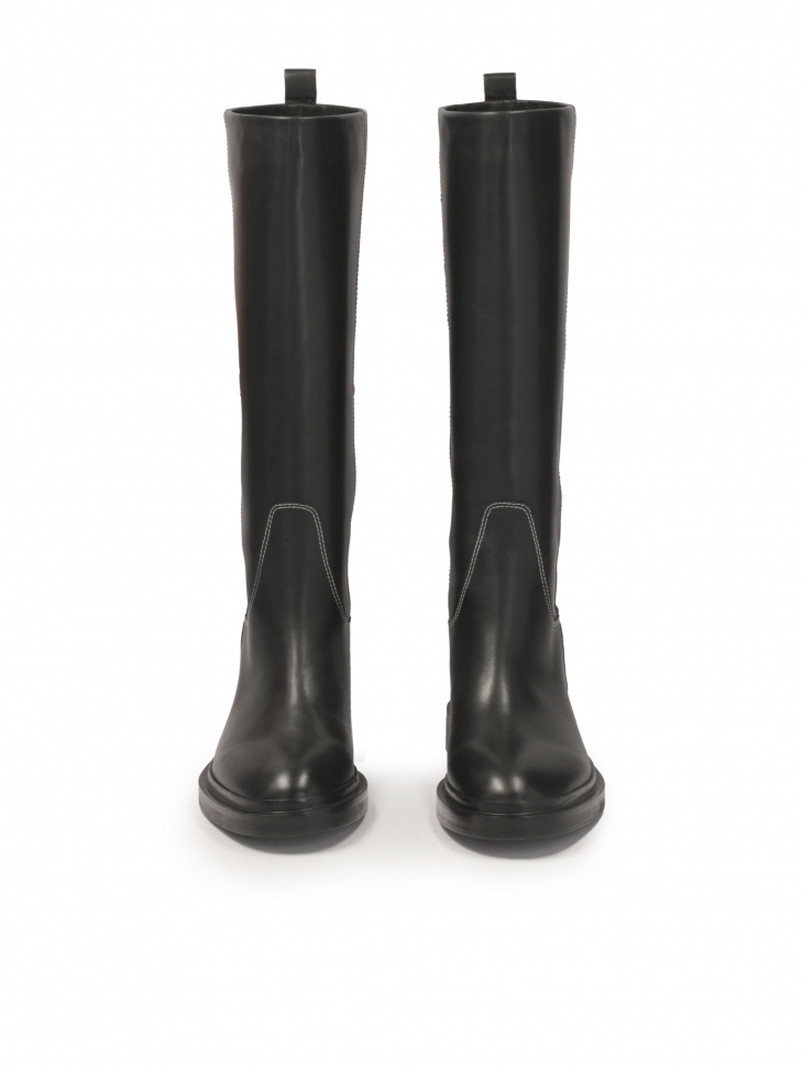 Wsuwane kozaki na płaskiej podeszwie KS CHARME