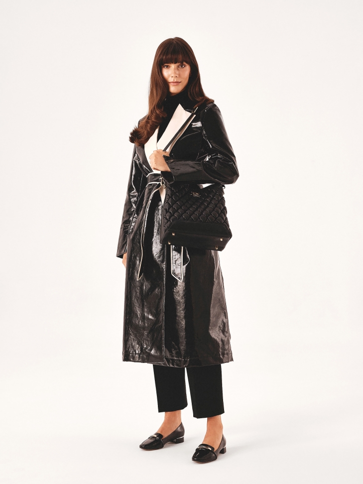 Uniwersalna torebka z miękkiej skóry puff LAURIE