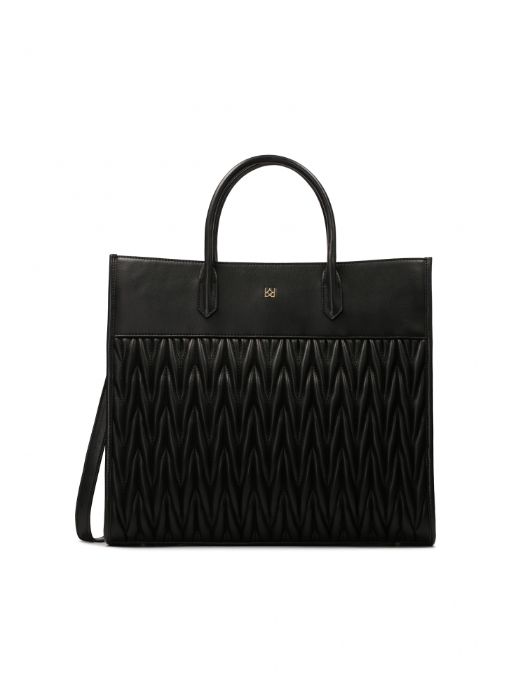 Elegancka biznesowa torebka z efektownym pikowaniem  GIUDI