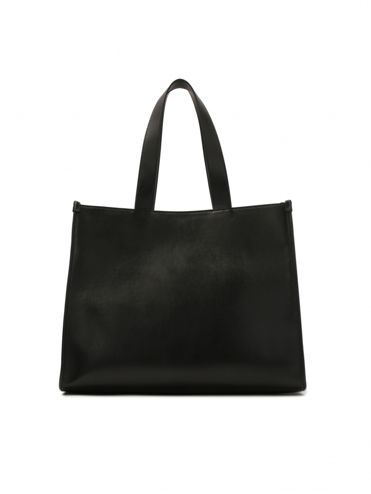 Duża czarna tote bag z saszetką  KS HANNAH