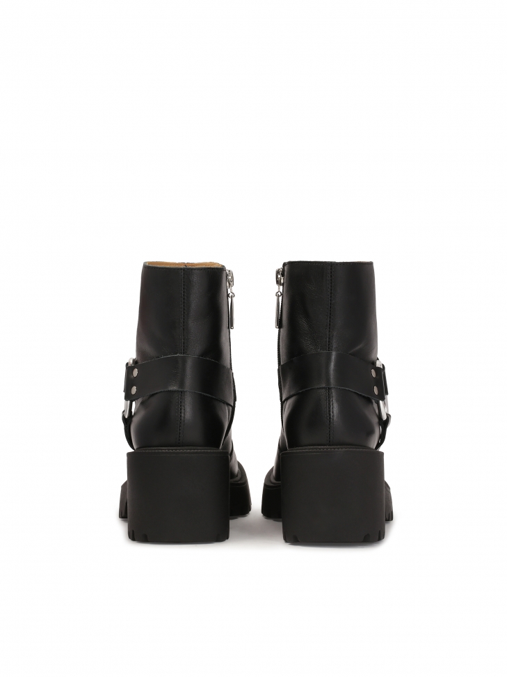 Botki na suwak na szerokim obcasie KIMI