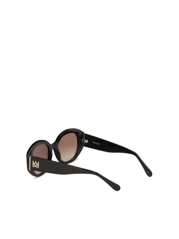 Okulary przeciwsłoneczne z szeroką ramką  MILANA