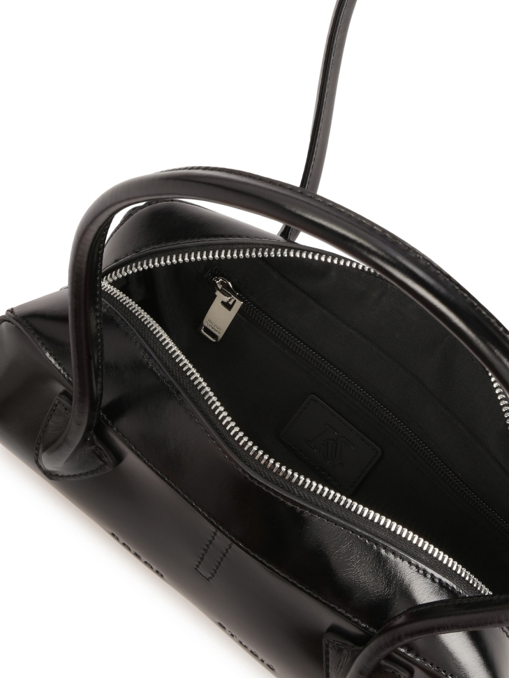 Czarna torebka na ramię o podłużnym kształcie  KS NOELIA