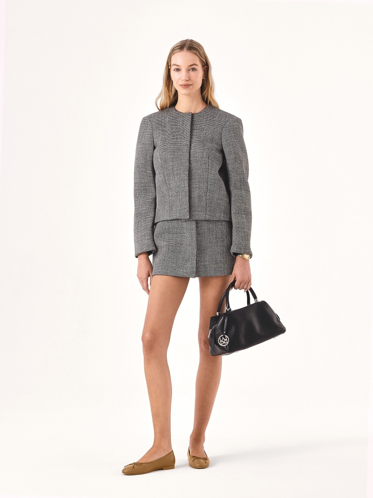 Jasnobrązowe baleriny z okrągłym noskiem EILEEN