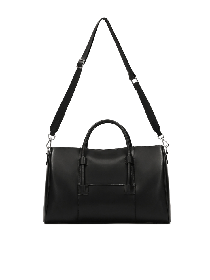 Czarna torba podróżna do ręki i na ramię KS DELLA