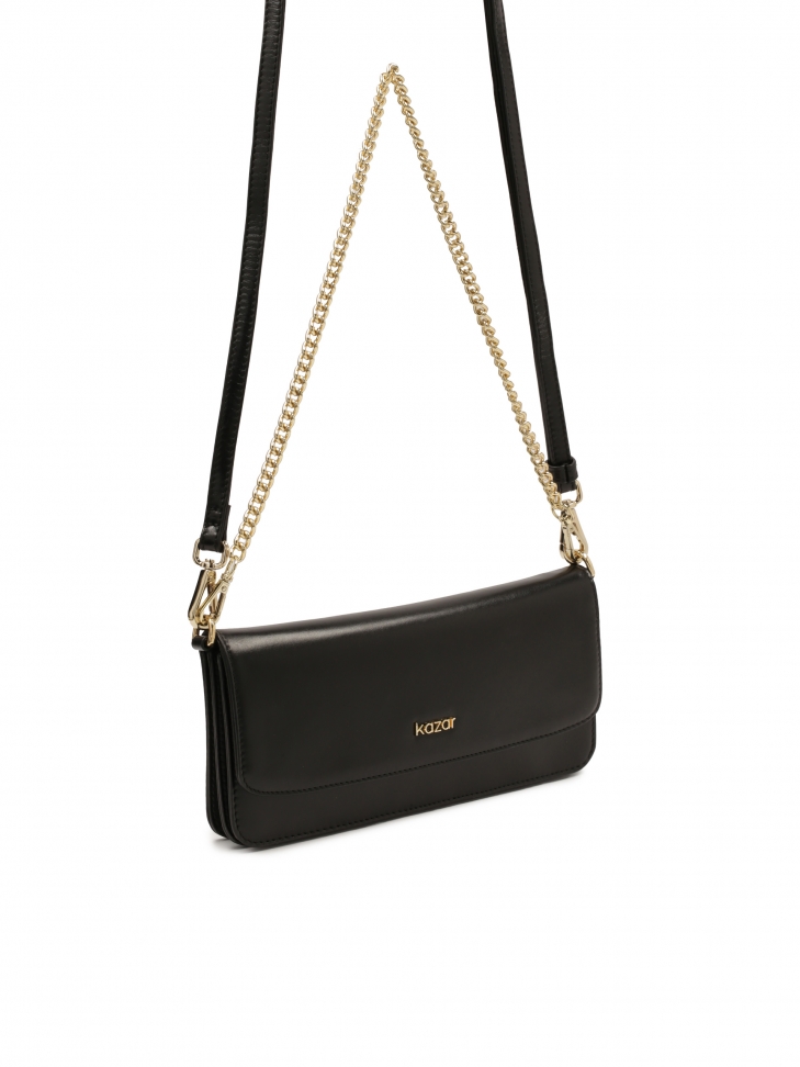 Podłużna płaska torebka z klapą ARIEN