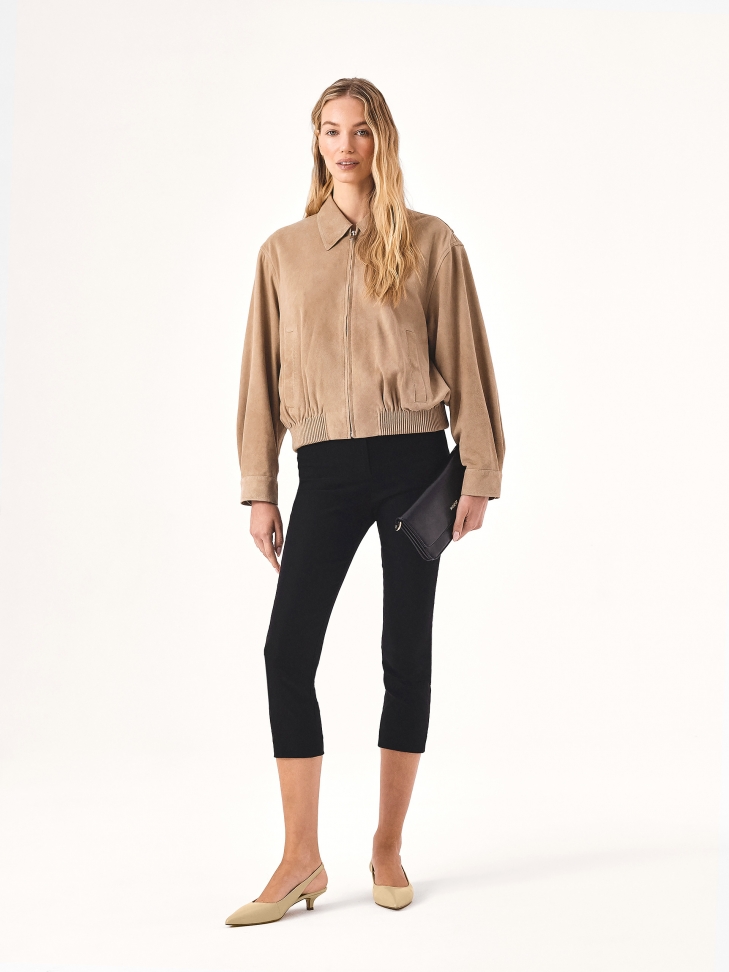 Podłużna płaska torebka z klapą ARIEN