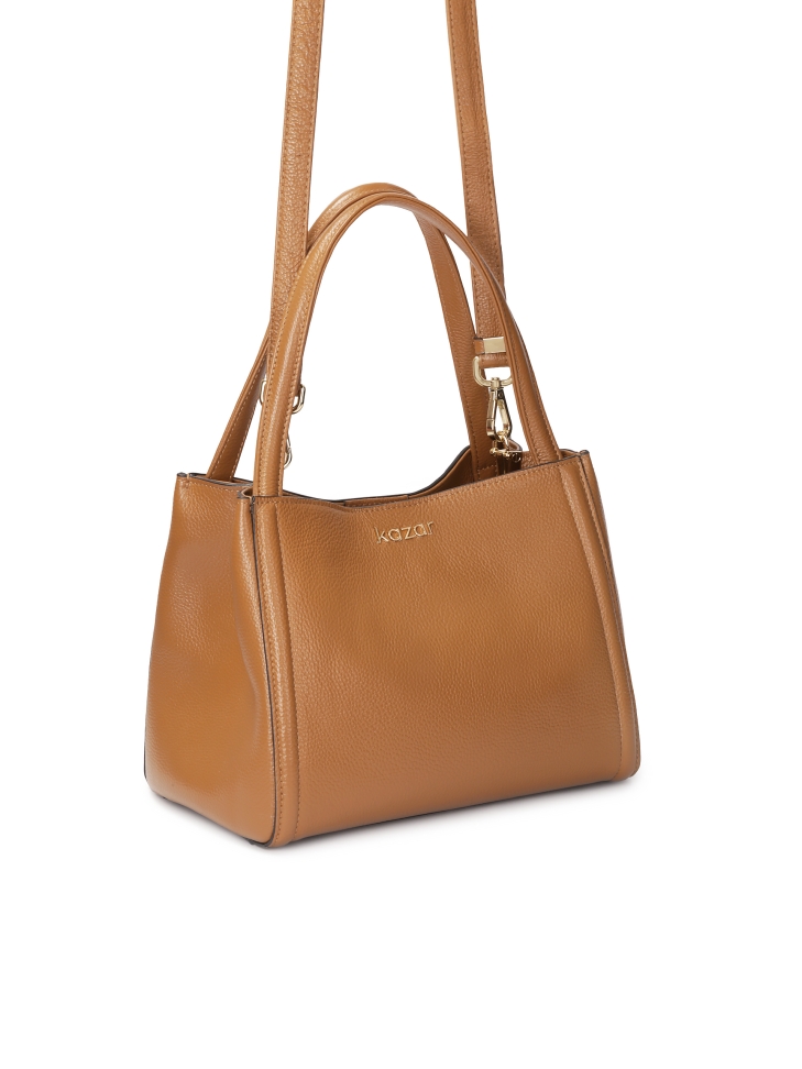 Brązowa torebka z miękkiej skóry  BLAINE M