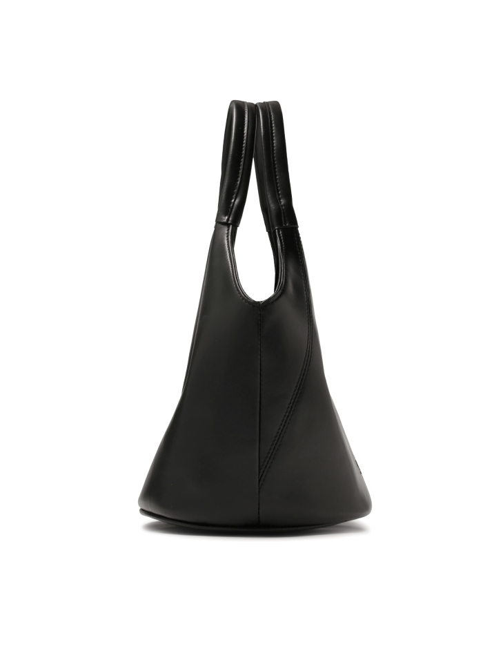 Czarna torebka z dwoma uchwytami KS OTTILE