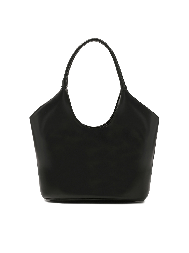 Czarna torebka z dwoma uchwytami KS OTTILE