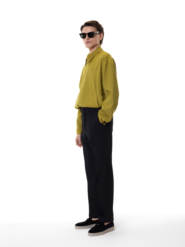 Czarne wsuwane sneakersy ze srebrnym logo  KS ETIENNE