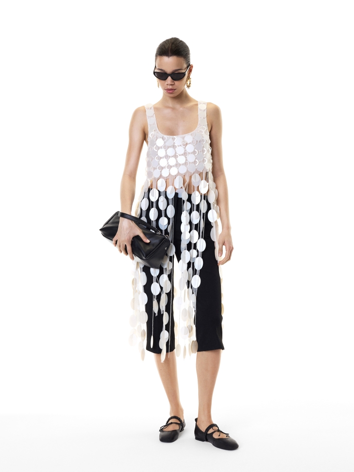 Modne czarne baleriny na skórzanej podeszwie KS AVRIL