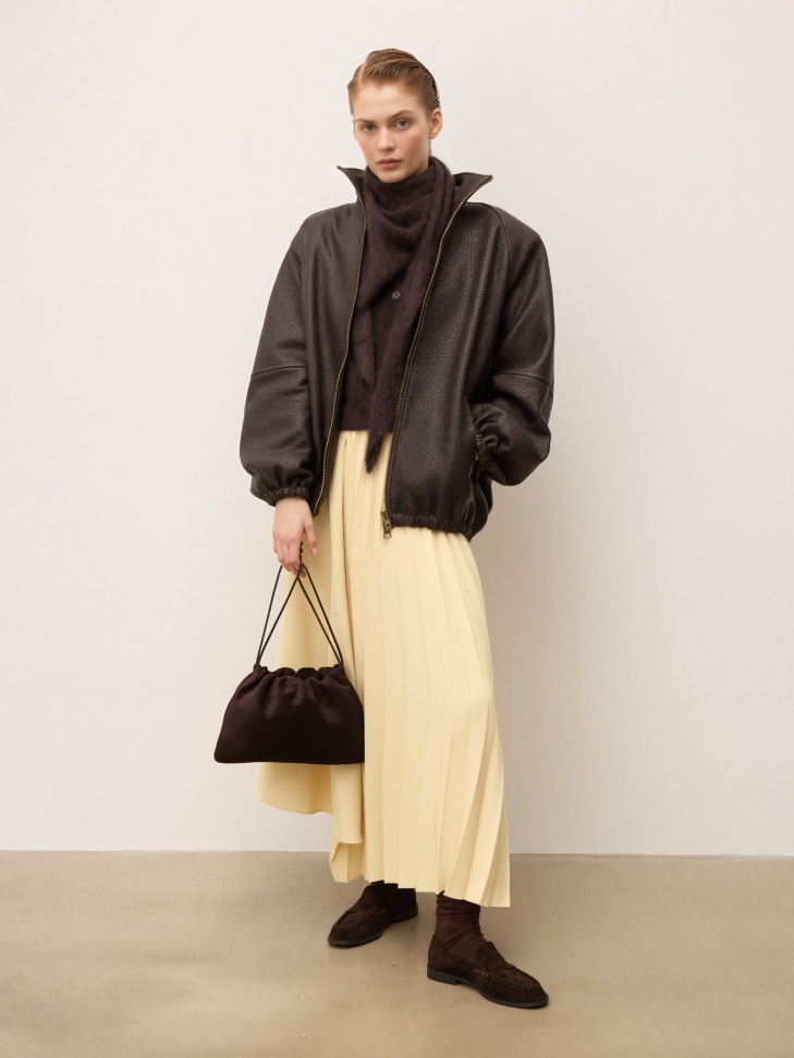 Brązowe półbuty z zamszu KS OLZA