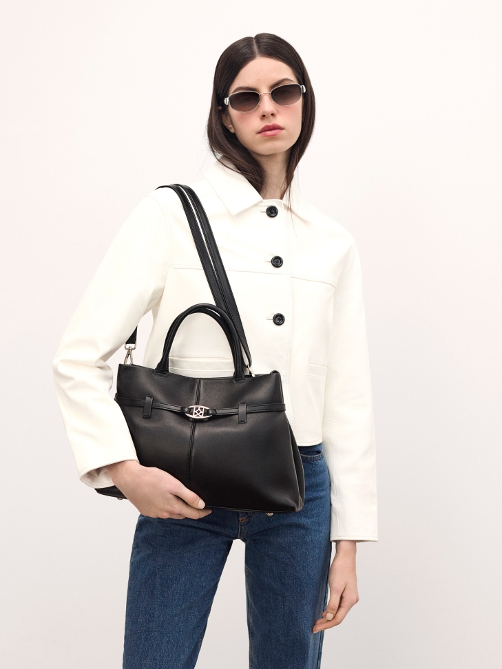 Elegancka skórzana torebka  CATE