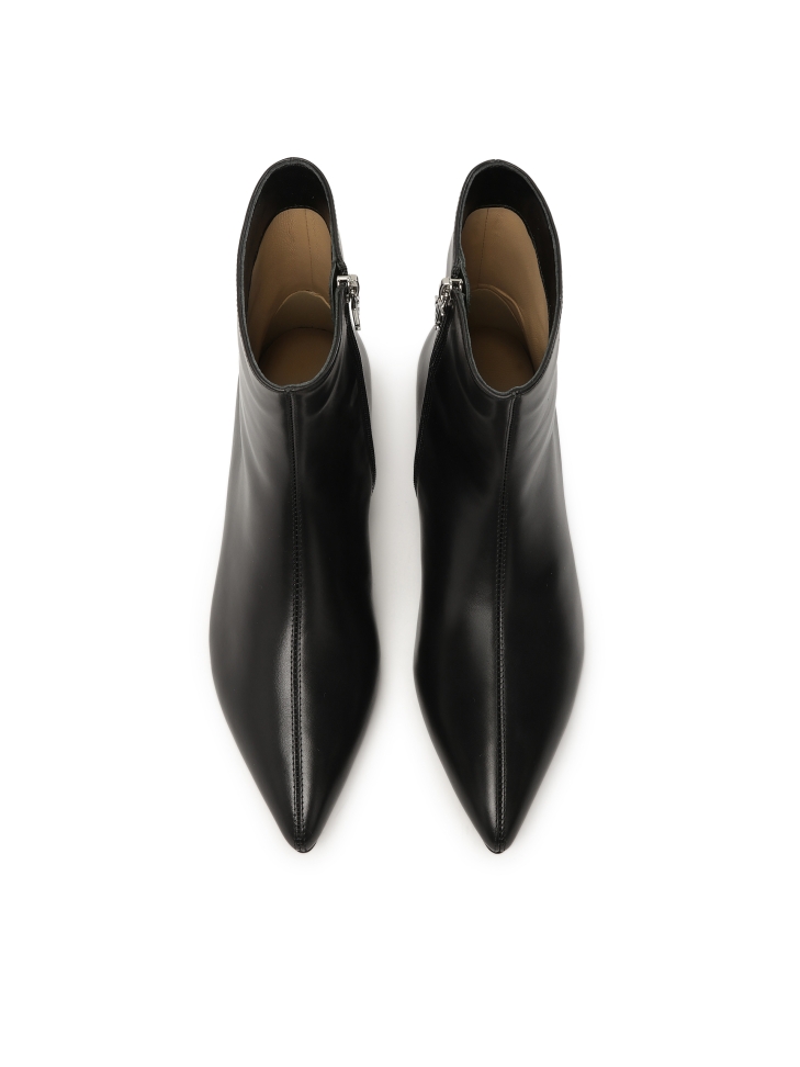 Płaskie botki z suwakiem KS AMIENS