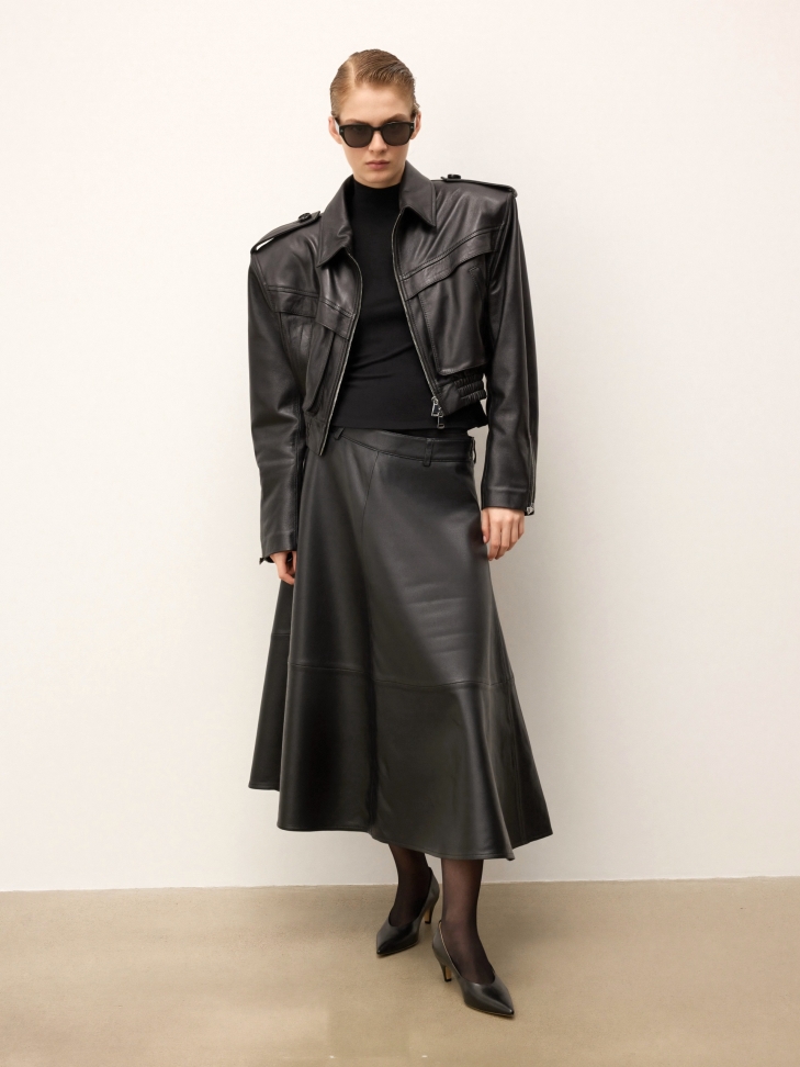 Czarne czółenka z noskiem w szpic KS NARINE