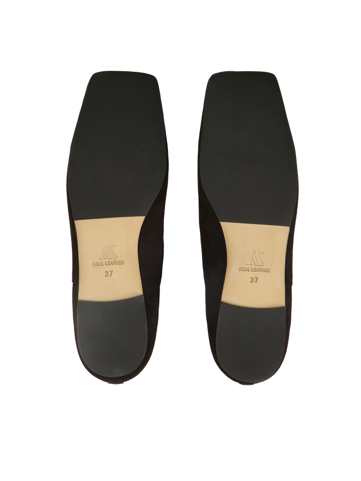 Ciemnobrązowe półbuty z niską cholewką KS LORIENT