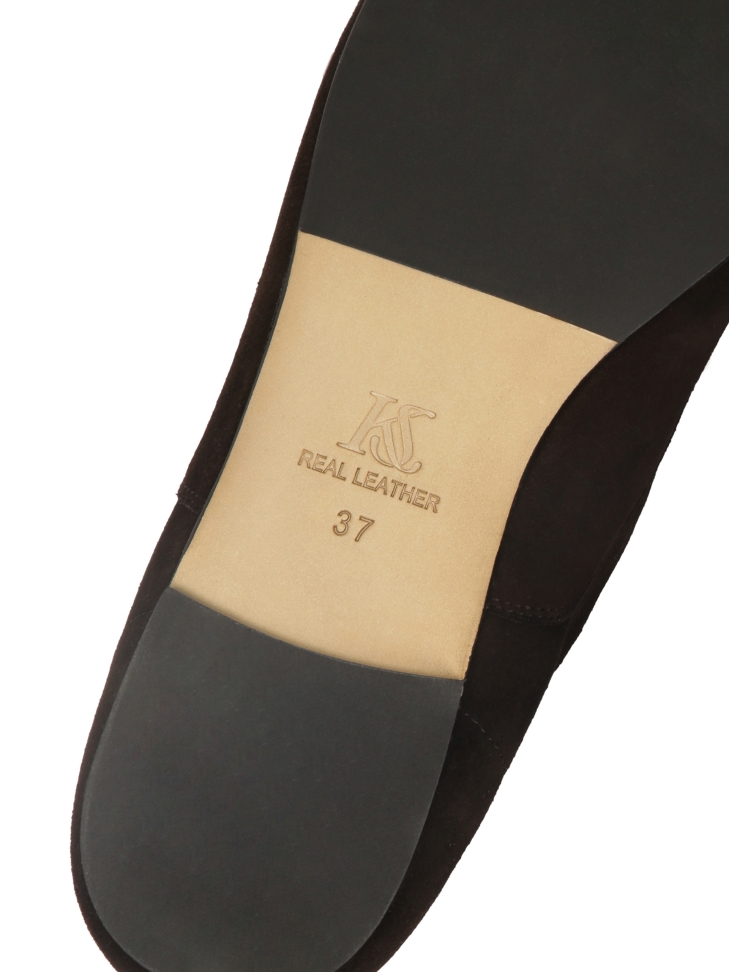 Ciemnobrązowe półbuty z niską cholewką KS LORIENT