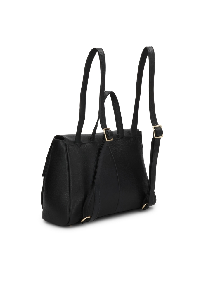 Skórzany plecak z klapą MELAINE