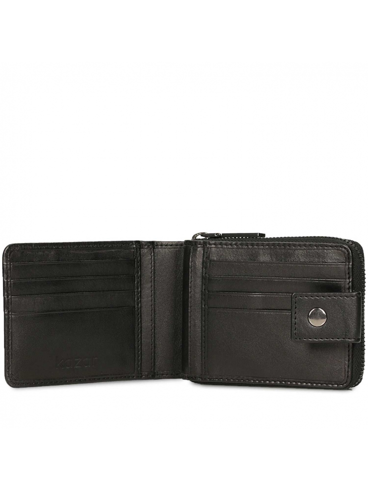 Czarny portfel męski MARIO