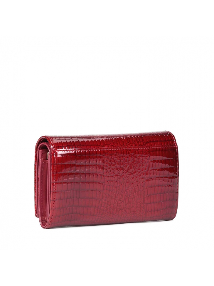 Czerwony portfel damski SANTI